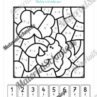 8 Rechenmalblätter Subtraktion im Zahlenraum bis 10 (Vorschau 11)