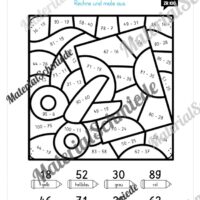 8 Rechenmalblätter im Zahlenraum bis 100 (Vorschau 04)