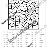 8 Rechenmalblätter im Zahlenraum bis 1.000 (Vorschau 03)