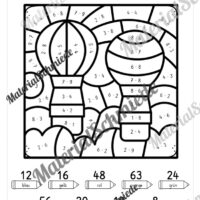 8 Rechenmalblätter im Zahlenraum bis 1.000 (Vorschau 05)