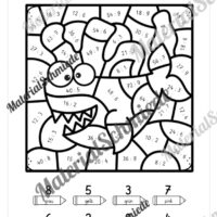 8 Rechenmalblätter im Zahlenraum bis 1.000 (Vorschau 07)