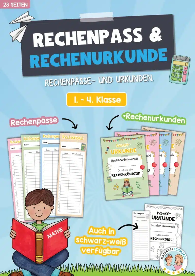 Rechenpass & Rechenurkunde