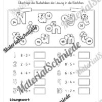 Arbeitsheft Rechenspuren zum kleinen Einmaleins (Arbeitsblatt 03)