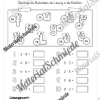 Arbeitsheft Rechenspuren zum kleinen Einmaleins (Arbeitsblatt 05)
