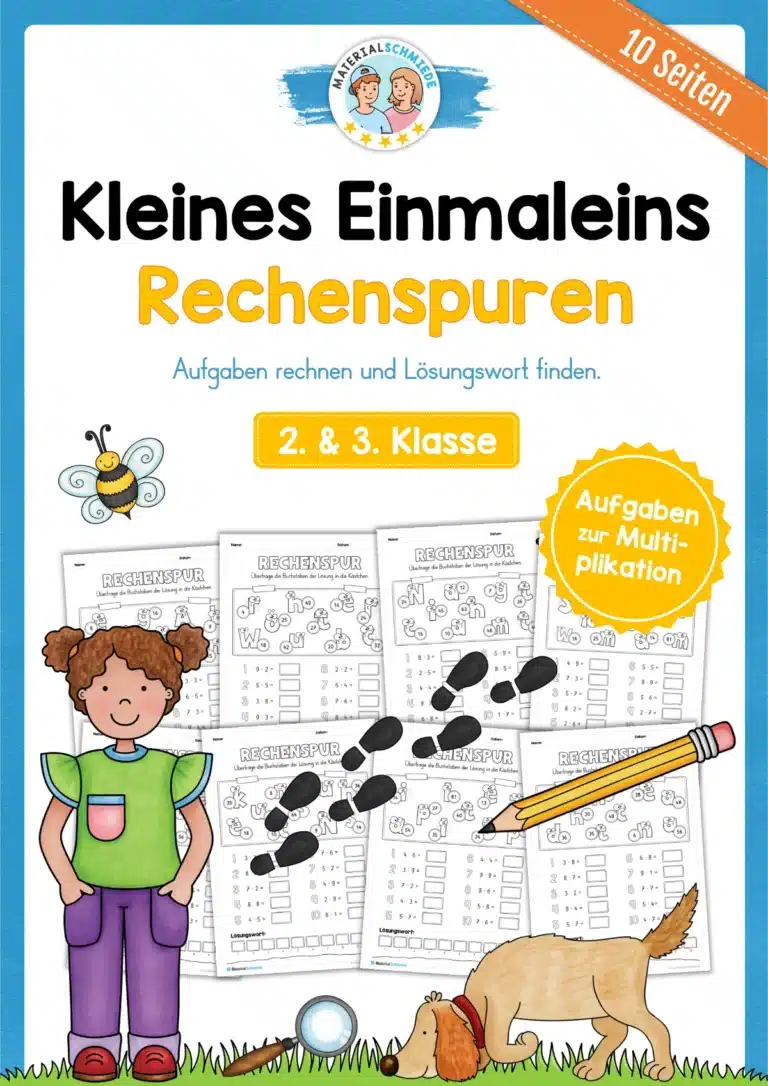 Rechenspuren zum kleinen Einmaleins