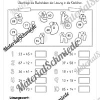 Arbeitsheft Rechenspuren im Zahlenraum 100 (Arbeitsblatt 01)