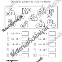 Arbeitsheft Rechenspuren im Zahlenraum 100 (Arbeitsblatt 04)