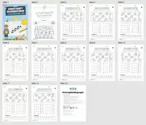 Arbeitsheft Rechenspuren im Zahlenraum 100 (Überblick)