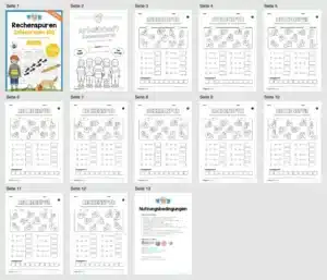 Rechenspuren im Zahlenraum 100 (2. Klasse) – Überblick