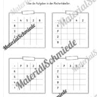 Rechentabellen: Kleines 1x1 (12 Arbeitsblätter) - Arbeitsblatt 05