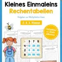 Rechentabellen: Kleines 1x1 (12 Arbeitsblätter)