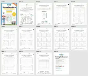 Rechentabellen: Kleines 1×1 (12 Arbeitsblätter) – Überblick