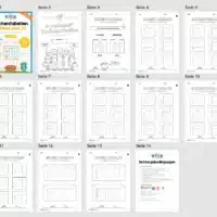 Rechentabellen im Zahlenraum 10 (12 Arbeitsblätter) - Überblick