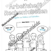 Rechentabellen im Zahlenraum 20 (12 Arbeitsblätter) - Arbeitsblatt 01