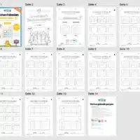 Rechentabellen im Zahlenraum 20 (12 Arbeitsblätter) - Überblick