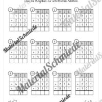 Schriftliche Addition - ZR 1.000 (ohne Übertrag) - Vorschau 10