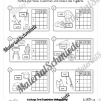 Schriftliche Addition - ZR 1.000 (mit Übertrag) - Vorschau 13