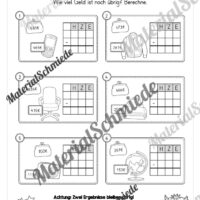 Schriftliche Subtraktion - ZR 1.000 (ohne Übertrag) - Vorschau 14