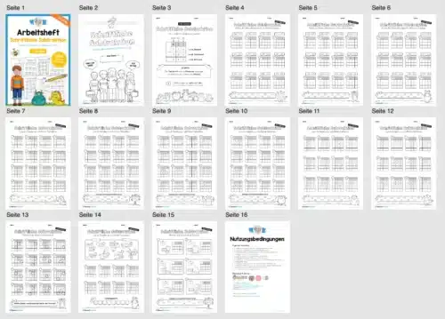 Arbeitsheft: Schriftliche Subtraktion - Zahlenraum 1.000 (ohne Übergang) für die 3. Klasse - Überblick