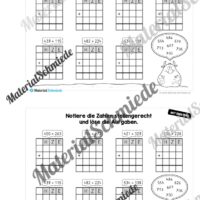 Mini-Heft: Schriftliche Addition & Subtraktion - ZR 1.000 (mit Übertrag) - Vorschau 04