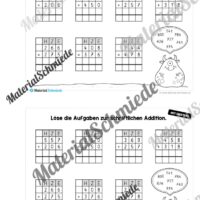 Mini-Heft: Schriftliche Addition & Subtraktion - ZR 1.000 (mit Übertrag) - Vorschau 08