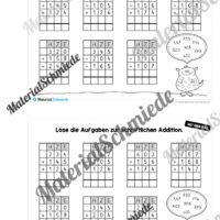 Mini-Heft: Schriftliche Addition & Subtraktion - ZR 1.000 (mit Übertrag) - Vorschau 09