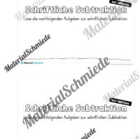 Mini-Heft: Schriftliche Addition & Subtraktion - ZR 1.000 (mit Übertrag) - Vorschau 13