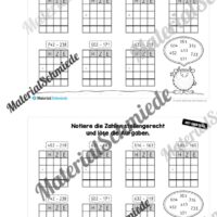 Mini-Heft: Schriftliche Addition & Subtraktion - ZR 1.000 (mit Übertrag) - Vorschau 15