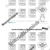 Mini-Heft: Schriftliche Addition & Subtraktion - ZR 1.000 (mit Übertrag) - Vorschau 22