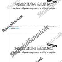 Mini-Heft: Schriftliche Addition & Subtraktion - ZR 1.000 (ohne Übertrag) - Vorschau 02