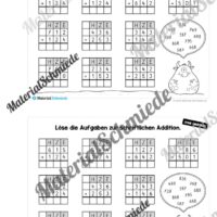 Mini-Heft: Schriftliche Addition & Subtraktion - ZR 1.000 (ohne Übertrag) - Vorschau 08
