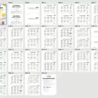Mini-Heft: Schriftliche Addition & Subtraktion - ZR 1.000 (ohne Übertrag) - Überblick
