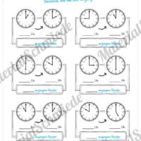 Übungen Uhrzeit: Stunden (Zeitspannen)