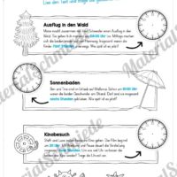 Übungen Uhrzeit: Stunden (Textaufgaben)