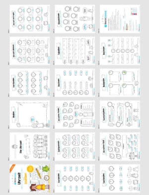 Übungen Uhrzeit: Stunden (Überblick)