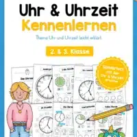 Übungsheft: Uhr & Uhrzeit kennenlernen (2. & 3. Klasse)