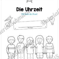 Uhr und Uhrzeit kennenlernen (Deckblatt)