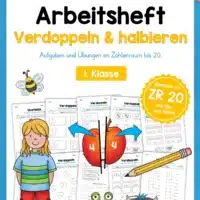 Übungen zum Verdoppeln & halbieren für die 1. Klasse (20 Arbeitsblätter)
