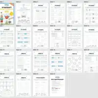 Übungen zum Verdoppeln & halbieren für die 1. Klasse (20 Arbeitsblätter) - Überblick