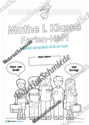 Mathe 1. Klasse: Wiederholungsaufgaben (Vorschau 02)