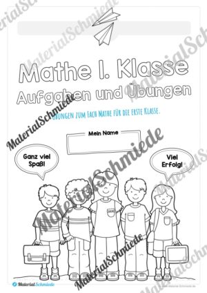 Mathe 1. Klasse: Wiederholungsaufgaben (Vorschau 03)