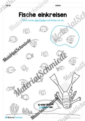 Mathe 1. Klasse: Wiederholungsaufgaben (Vorschau 05)