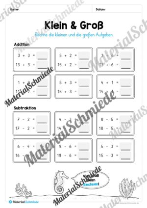 Mathe 1. Klasse: Wiederholungsaufgaben (Vorschau 18)