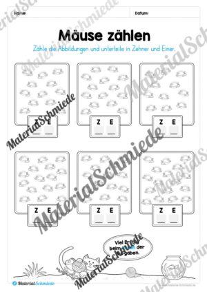 Mathe 1. Klasse: Wiederholungsaufgaben (Vorschau 19)