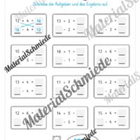 Mathe 1. Klasse: Wiederholungsaufgaben (Vorschau 20)