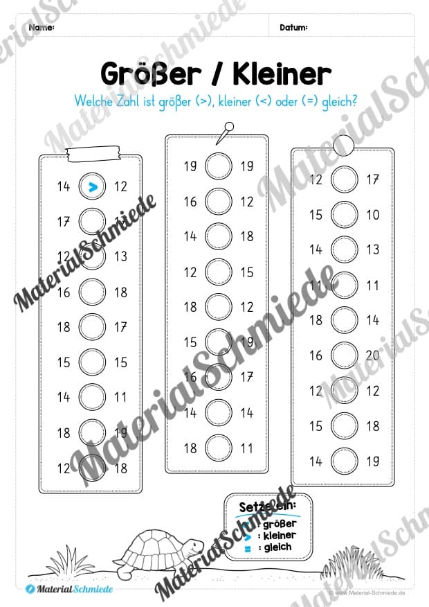 Mathe 1. Klasse: Wiederholungsaufgaben (Vorschau 24)