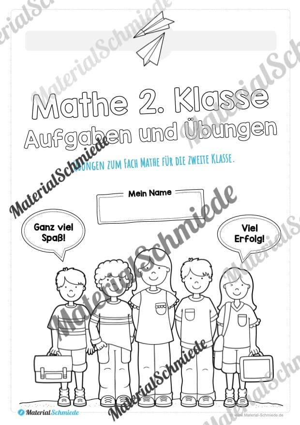 Mathe 2. Klasse: Wiederholungsaufgaben (Vorschau 03)