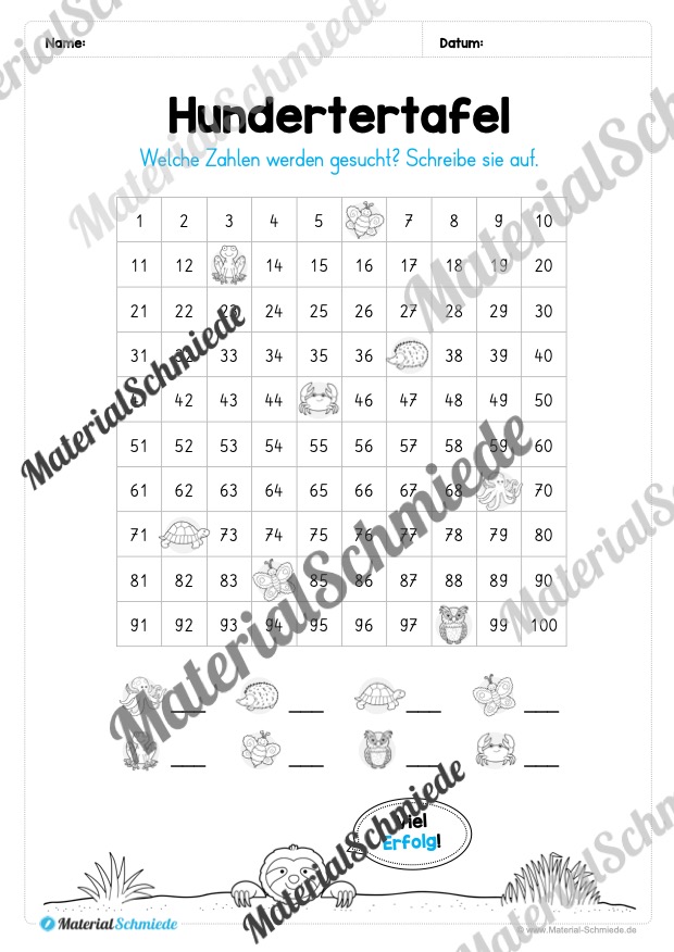 Mathe 2. Klasse: Wiederholungsaufgaben (Vorschau 07)