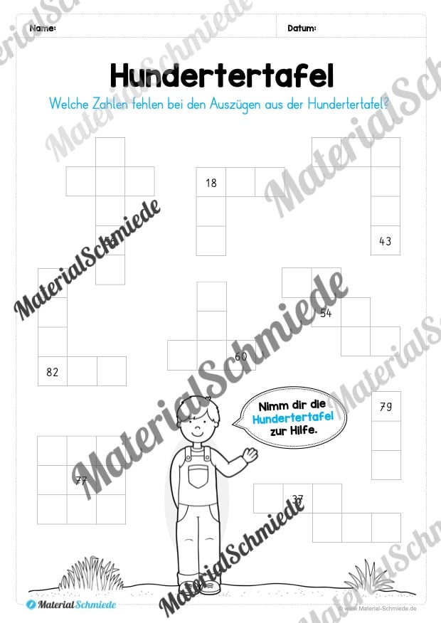 Mathe 2. Klasse: Wiederholungsaufgaben (Vorschau 08)