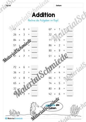 Mathe 2. Klasse: Wiederholungsaufgaben (Vorschau 09)